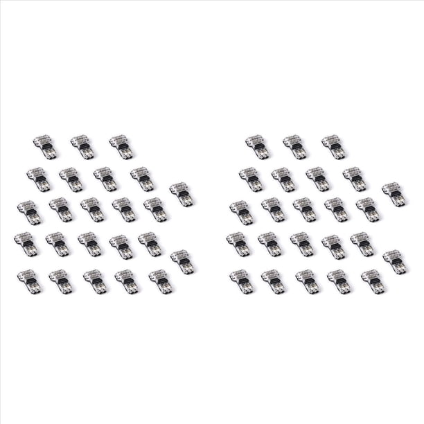Conectores de Cable: Conector de Cable de DerivacióN en T de Bajo Voltaje, Conector de Cable de 3 VíAs, Tipo T de 2 Sin Soldadura, Se Adapta una 24-20 AWG, Paquete de 48