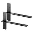 thumbnail image 2 of Heavy Duty 18 Inch Shelf Brackets, 2 Pack 457.2 mm Floating Shelf Hardware for Wall Mounting, 2 of 11