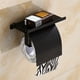 thumbnail image 2 of BR Portarrollos de papel higiénico de pared de acero inoxidable para baño y cocina, 2 of 5