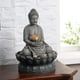 thumbnail image 4 of Fuente de Buda de mesa GOSSI de 28,4 cm de altura con luz reflectante, 4 of 9