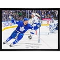 thumbnail image 1 of Auston Matthews Maple Leafs de Toronto Toile Encadrée de Célébration 20x29, 1 of 5
