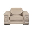 thumbnail image 2 of Titan Furnishings 38" Modern Genuine Italian Leather Chair in Beige, 2 of 13