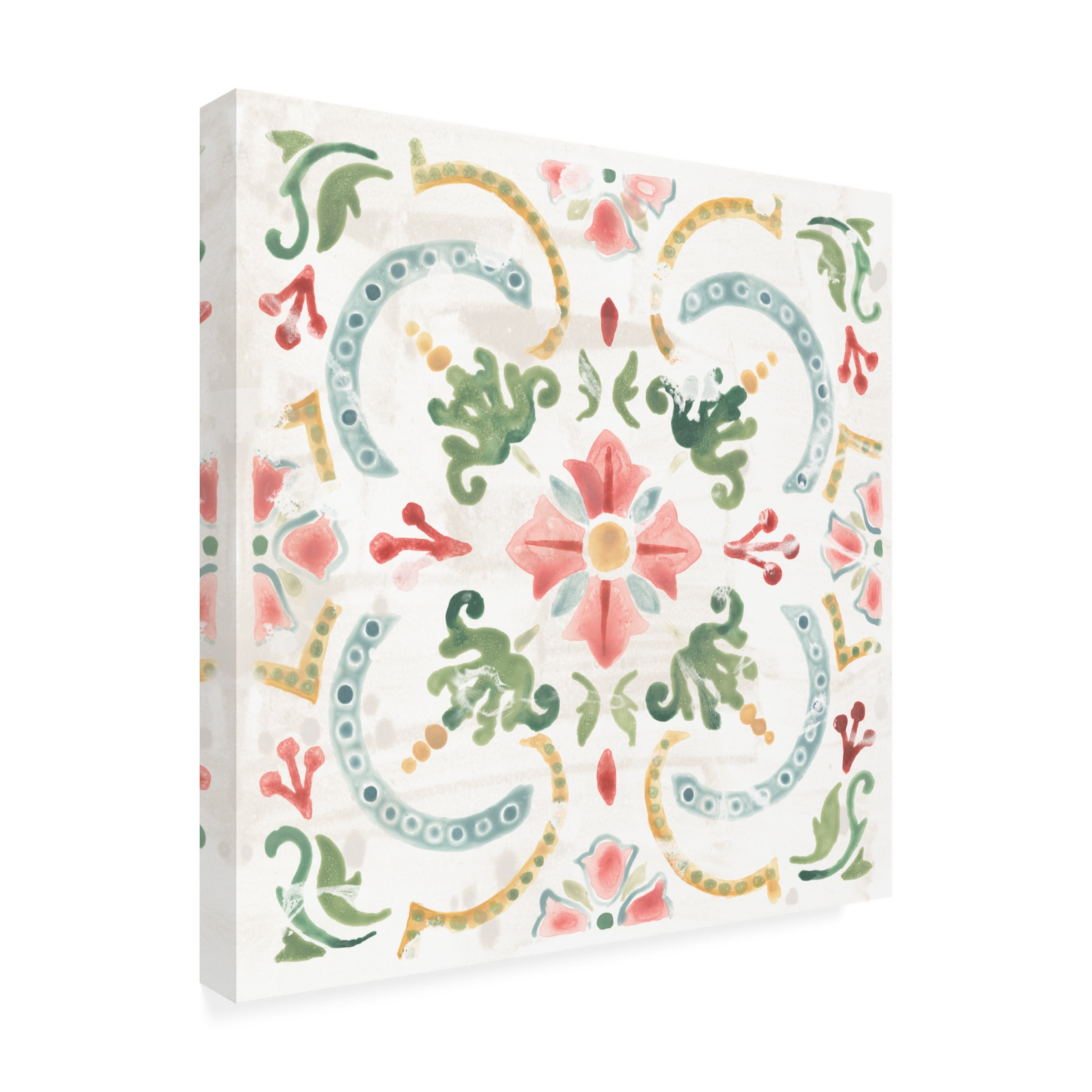 June Erica Vess 'Boho Tile IV' Canvas Art
