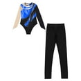thumbnail image 3 of TiaoBug Gymnastics Leotards for Girls Dance Tumbling Outfit Athletic Dancewear Unitard Tracksuit Royal Blue 10, 3 of 5