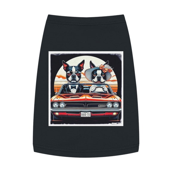 Wacky Pet Tank Top Boston Terrier