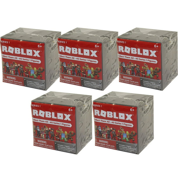 Jazwares Roblox Mystery Figures Series 1 Blind Boxes 5 Pack Lot 3 Inch Walmart Com Walmart Com - category roblox warnings roblo news