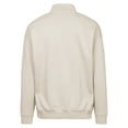 thumbnail image 3 of Men's Levelwear Khaki Chicago Cubs Murray Core Logo Quarter-Zip Pullover Top, 3 of 3