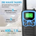 Walkie Talkies with 22 FRS Channels, Walkie Talkies for Adults with LED