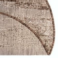 thumbnail image 6 of Unique Loom Outdoor Modern Collection Area Rug - Cartago (3' Round Brown/Ivory), 6 of 6