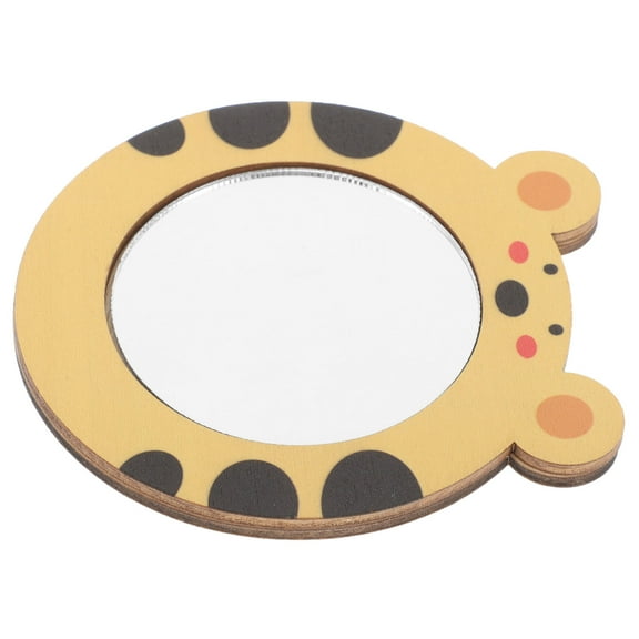 Niceauty Cute Pocket Mirror Diy Vanity Mirror Multi Wood 1Pack