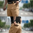thumbnail image 6 of Lumtrix Men's Hiking Cargo Pants Baggy Joggers Lightweight Work Outdoor Fishing Travel Pants with Pockets(No Belt) Earthy Yellow XL, 6 of 9