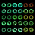 thumbnail image 4 of 30Pcs 15Styles Dragon Eyes Glass Cabochon Luminous Cat Eyes Glass Cabochons Glow in The Dark Animal Eyes Flatbacks for Art Props DIY Craft Making 20mm Multi-color DIY, 4 of 7