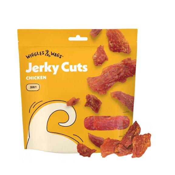 Wiggles & Wags Chicken Jerky Cuts Dog Treats 16oz