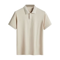 Golf Shirts for Men Sun Protection Summer Cool Ice Silk Short Sleeve T-Shirt Pullover Business Casual Tops