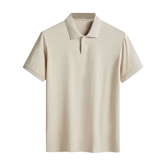 QIPOPIQ Polo Uni à Coupe Régulière pour Homme en Liquidation