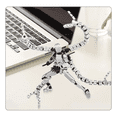 thumbnail image 5 of "Figuras De Acción T13 Robot 3d Con Articulaciones Móviles Lab.g  gris ", 5 of 5