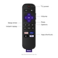 thumbnail image 4 of Roku TV Remote Control - Simple Setup & App Shortcuts - Compatible with Roku TV models ONLY - Black, 4 of 7