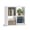 4 Cube-white, variant on LUCKLIFE 6  Cube Storage Organizer with Open Back and Removable Back Panels, White