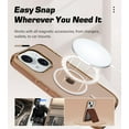 thumbnail image 5 of for iPhone 13 and iPhone 14 Magsafe Case, 6.6ft Drop Protection, Full Body Screen Camera Protective Phone Case, Brown, 5 of 13