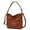 Cognac, variant on Sierra Women’s Vegan Leather Shoulder Bag by Mia K - Navy Blue