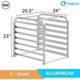 thumbnail image 3 of AmGood 7 Pan End Load Countertop Full Sheet / Bun Pan Rack. NSF. 20.5 in. x 24 in.  23 in., 3 of 6