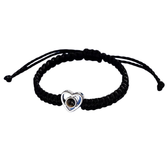 Wisewang Photo Bracelet With Custom Picture Inside Gift For Christmas Secret Projection Bracelet Can Almost