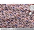 thumbnail image 3 of Soimoi Polyester Crepe Fabric Leaves & Running Horse Animal Decor Fabric Printed Yard 42 Inch Wide, 3 of 3