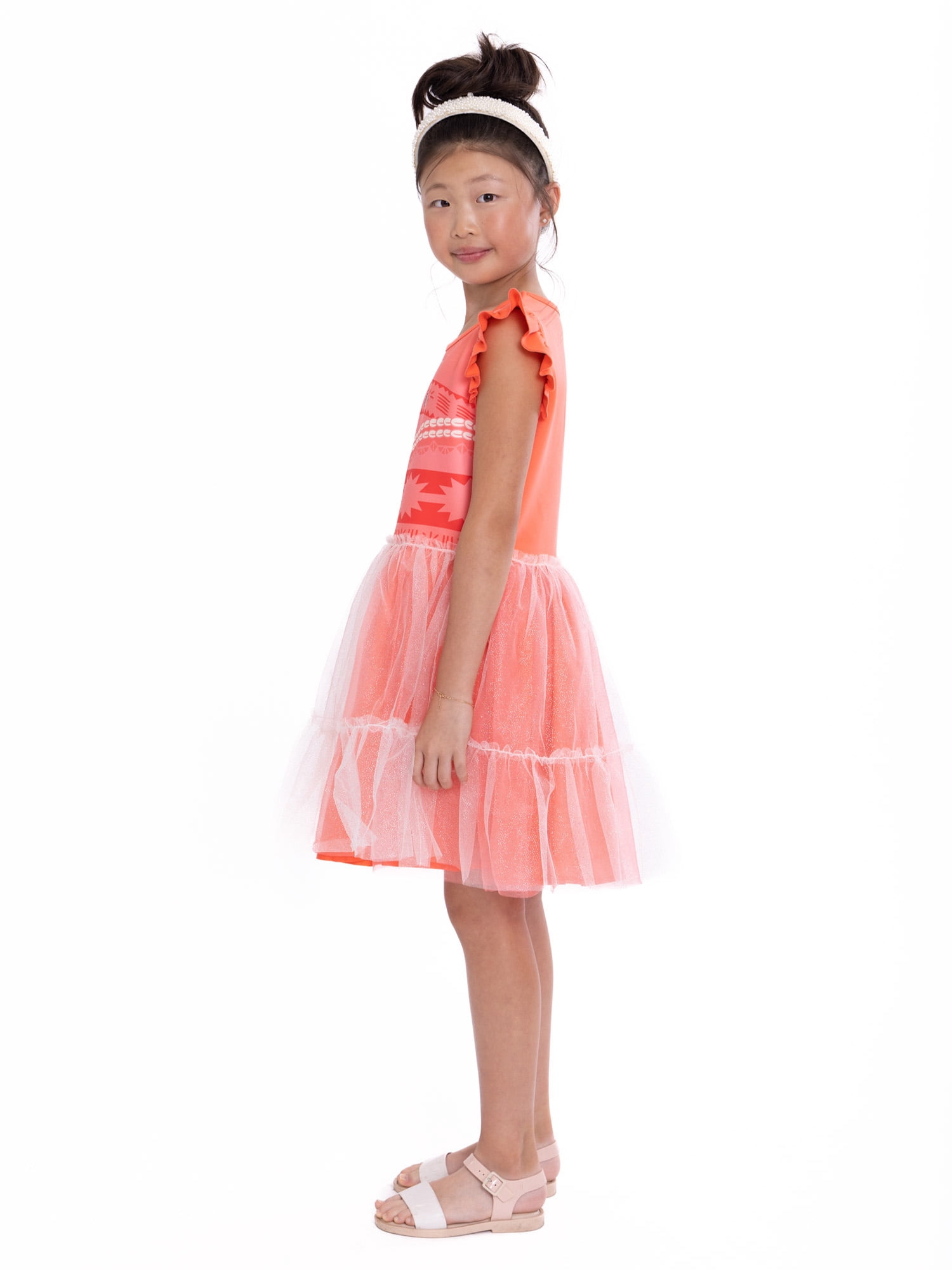 Disney Girls' Moana Princess Cosplay Dress, Sizes 4-16
