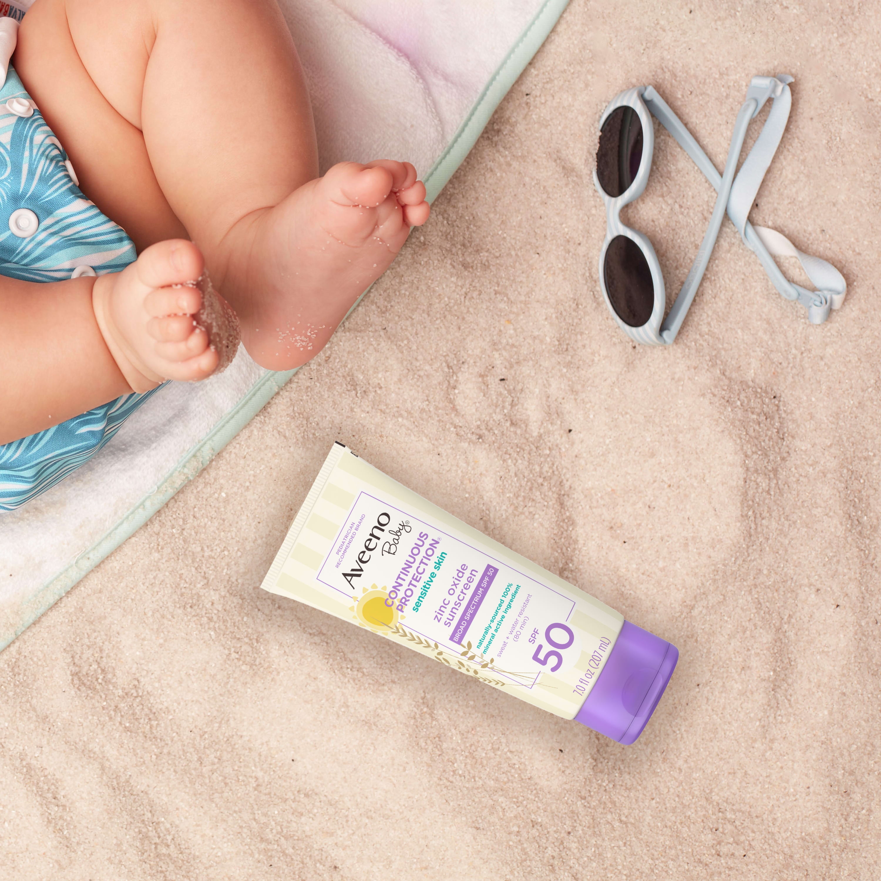 aveeno baby continuous protection spf 50