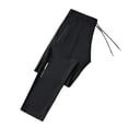 thumbnail image 2 of Tittly Sweatpants Women Lounge Pants Women Stretch Active Women Unisex Quick Drying Pants Breathable Loose Pants Womens Cool Stretch Pants With Zipper Pockets Womens Pants Comfy Pants Women Black 6XL, 2 of 5