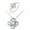 C, variant on Open Ring Female Fashion Personality Four-leaf Ring Friendship Ring Ring Necklace Female Collarbone Chain