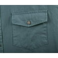 thumbnail image 5 of NUTEXROL Men's Sleeveless Denim/Cotton Shirt Biker Vest 2 Front Pockets, 5 of 5