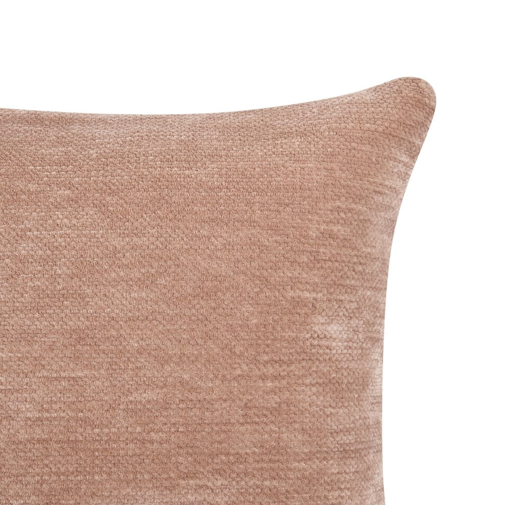 LR Home Yakar Chenille Poly Filled Pillow in Beige, 24" x 24"