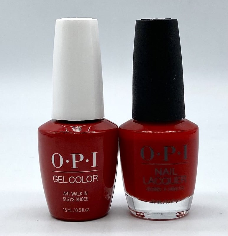OPI Nail Polish & GelColor Gel Nail Polish Duo Set LA06 Art Walk in