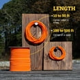 thumbnail image 4 of SGT KNOTS Marine Grade Bungee Cord - 100% Elastic Cord, Dacron Polyester Bungee Shock Cord for DIY, Tie Downs, Commercial Uses | 1/4in x 100ft, Tan, 4 of 6