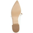 thumbnail image 6 of Journee Womens Cait Textured Material Slip On Mary Jane Flats, Widths Available, 6 of 10