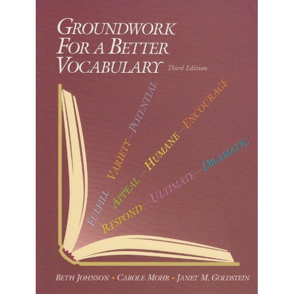 Pre-Owned Groundwork for a Better Vocabulary (Paperback) 1591940141 9781591940142