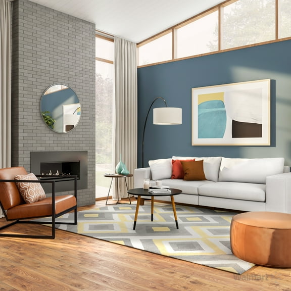 Bellamy Studios Mystic Wood 28" Round Coffee Table, Black