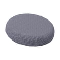 thumbnail image 4 of Funda para asiento de taburete de bar redondo, elástica, a prueba de polvo, cojín para taburete de bar Para 30cm a 36cm, 4 of 9