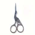 thumbnail image 3 of Vintage Gold Plated Crane Scissors - Perfect for Embroidery, Tea Leaves, and More!, 3 of 4