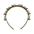 thumbnail image 2 of Qarigey Horquilla de peinado con flequillo doble, diadema para decoración del cabello de salón, Clips, diadema para mujer, accesorio de Accesorio para el cabello café, 2 of 6