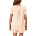 thumbnail image 6 of yievot Women Pajama Sets Soft Short Sleeve Top and Shorts 2 Piece Lounge Sets Summer Sleepwear Loungewear, 6 of 7
