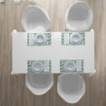 thumbnail image 4 of Ambesonne Geometric Place Mats Set of 4, Wave Square, Standard Size, White Blue, 4 of 4