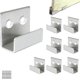 thumbnail image 1 of 8 Pcs Wall Hook, Stainless Wall Mirror Fixing Load 50 Kg For Bath Kitchen Heavy Duty Hook Ceramic Tile Picture Frame Display Stand, 1 of 5