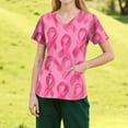 thumbnail image 2 of NAMTYQX Breast Cancer Awareness Shirts Baggy Breast Cancer Shirts for Women Pink Size L, 2 of 4