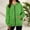 Green, variant on Hoodies for Women Fashion Hoodies & Sweatshirts Pocket Long Sleeve Hooded Threaded Sweater Ladies Zipper Top Brown