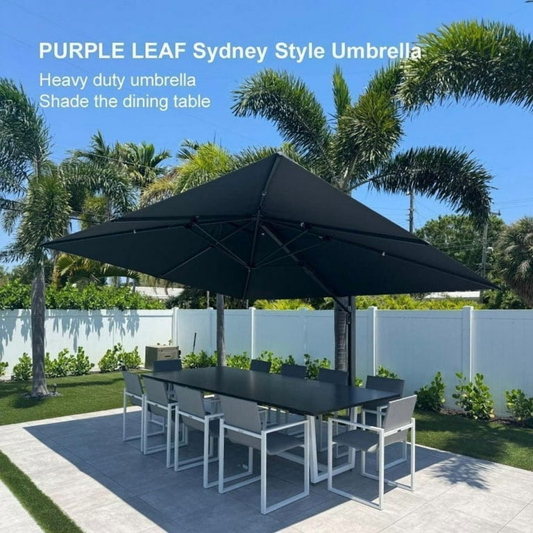 10 ft replacement patio umbrella cover Replacement Umbrella Canopy for 10ft 8 rib hanging market Outdoor Patio Shades Ribs length 58" to 60" (Canopy Only)