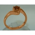 thumbnail image 2 of LBG British Made 10k Rose Gold Natural Citrine Womens Engagement Ring - 33 size options - Size 6.75, 2 of 5