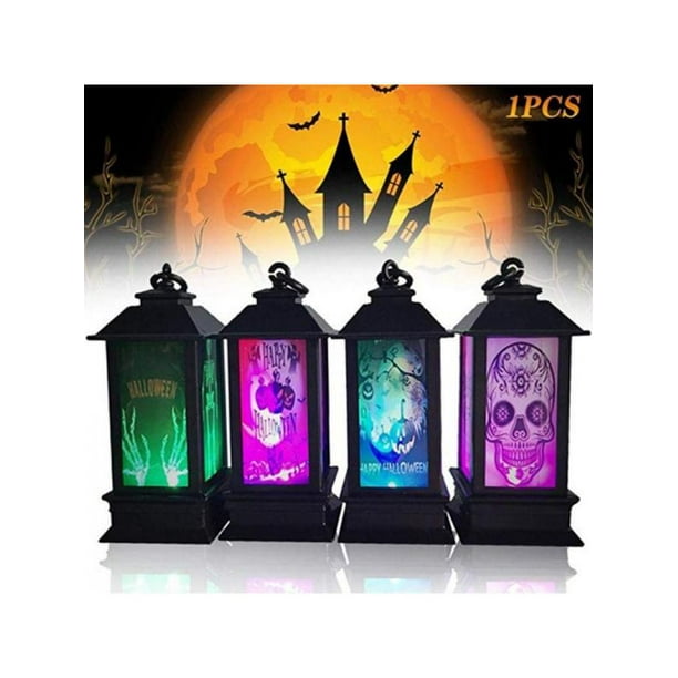 Topumt 4 Types Vintage Led Pumpkin Lamp Lantern Home Decor Party Light Com Topumt 4 Types Vintage Led, Types Of Lantern Lights For Home