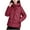 Wine, variant on WCMZJ Women's Packable Down Jacket Lightweight Winter Puffer Jacket Hooded Warm Coat Waterproof Quilted Thermal Jackets with Pockets Black M